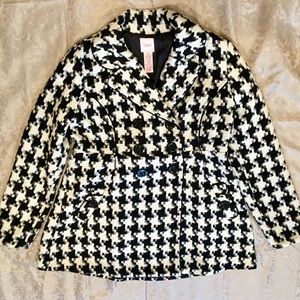 Houndstooth Peacoat